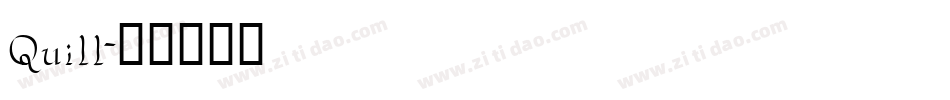 Quill字体转换