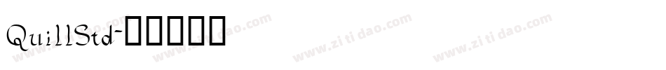 QuillStd字体转换