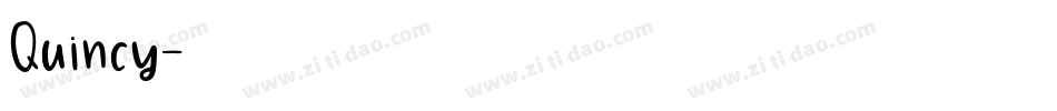 Quincy字体转换