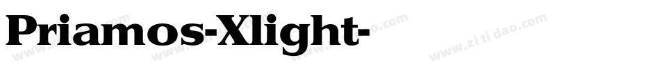 Priamos-Xlight字体转换