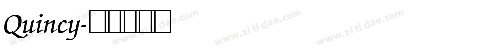 Quincy字体转换