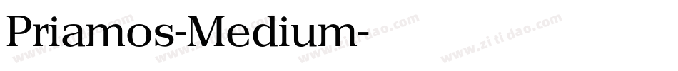 Priamos-Medium字体转换