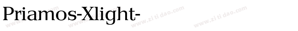 Priamos-Xlight字体转换