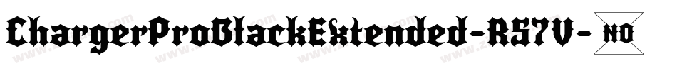 ChargerProBlackExtended-R57V字体转换