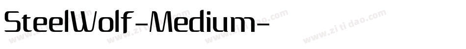 SteelWolf-Medium字体转换