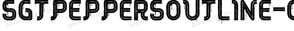 SgtPeppersOutline-gJnp字体转换