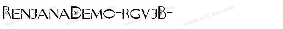 RenjanaDemo-rgvjB字体转换
