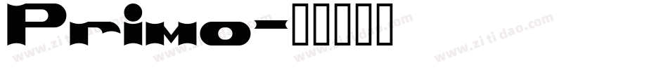 Primo字体转换