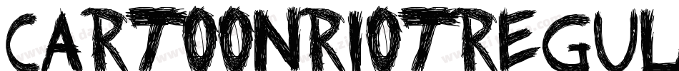 CartoonRiotRegular-qd40字体转换