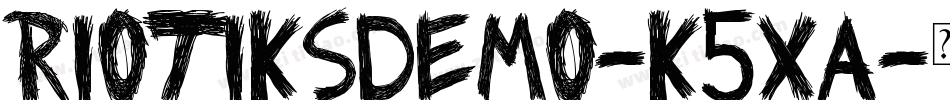 RiotiksDemo-K5xA字体转换
