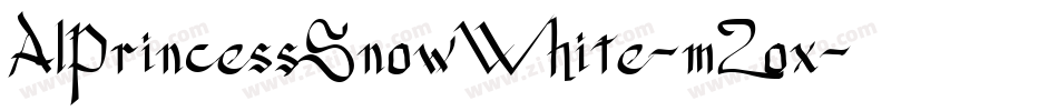 AlPrincessSnowWhite-m2ox字体转换