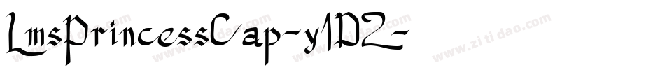 LmsPrincessCap-y1D2字体转换