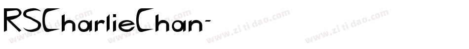 RSCharlieChan字体转换
