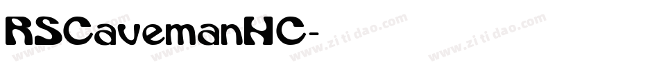 RSCavemanHC字体转换