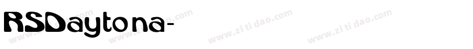 RSDaytona字体转换