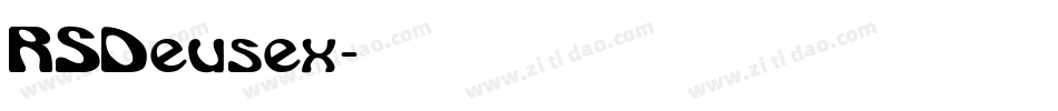 RSDeusex字体转换