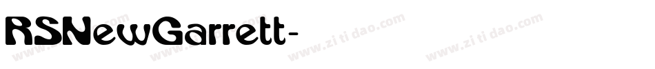 RSNewGarrett字体转换