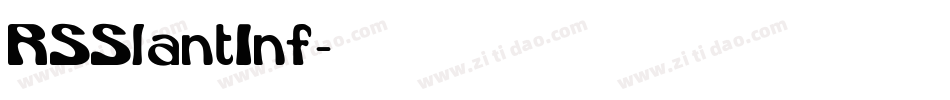 RSSlantInf字体转换