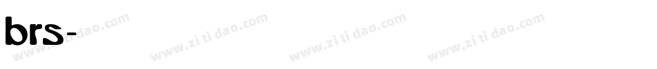 brs字体转换