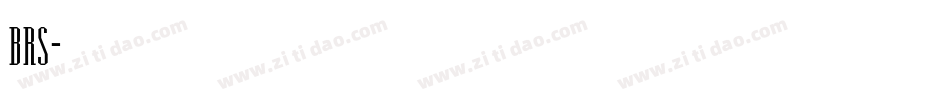 brs字体转换