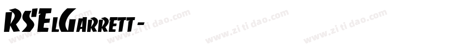 RSElGarrett字体转换