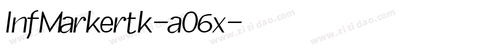 InfMarkertk-aO6x字体转换