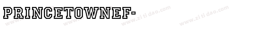 PrincetownEF字体转换