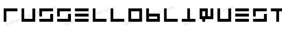 RussellObliqueStd字体转换