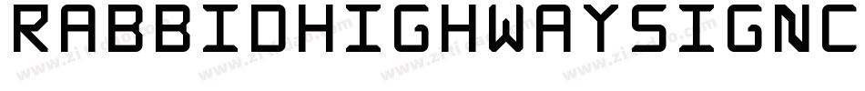 RabbidHighwaySignCapsRegular-l7pd字体转换