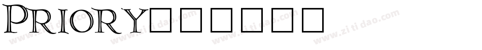 Priory字体转换