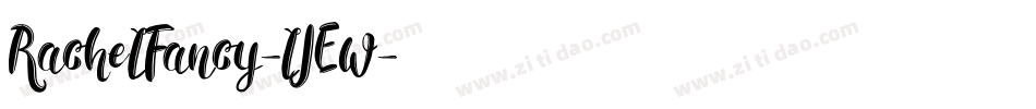 RachelFancy-lJEw字体转换