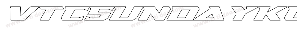 VTCSundayKomixTallOutline字体转换