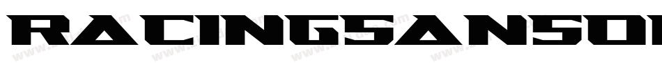RacingSansOne-Regular字体转换