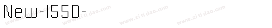 New-l55D字体转换