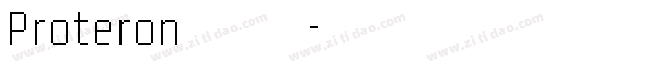 Proteron转换器字体转换
