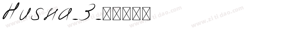 Husna-3字体转换