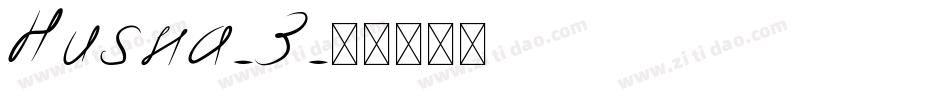 Husna-3字体转换