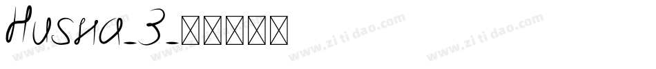 Husna-3字体转换