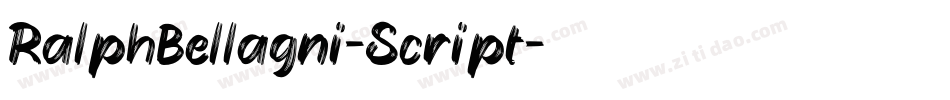 RalphBellagni-Script字体转换