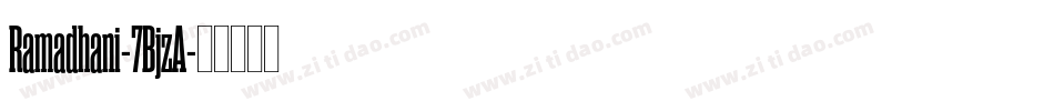 Ramadhani-7BjzA字体转换