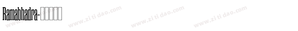 Ramabhadra字体转换