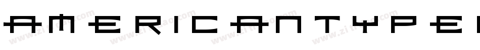 AmericanTypewriterLT-BoldA字体转换