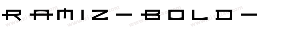Ramiz-Bold字体转换