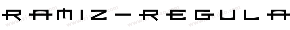 Ramiz-Regular字体转换