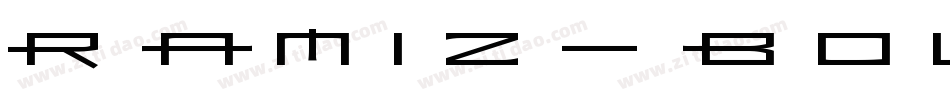 Ramiz-Bold字体转换