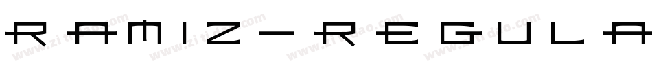 Ramiz-Regular字体转换