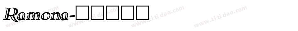 Ramona字体转换