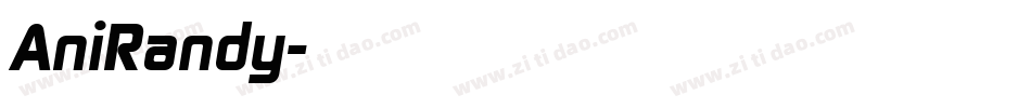 AniRandy字体转换
