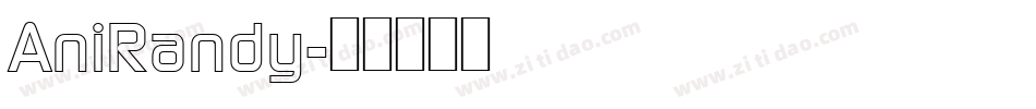 AniRandy字体转换