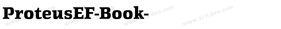 ProteusEF-Book字体转换